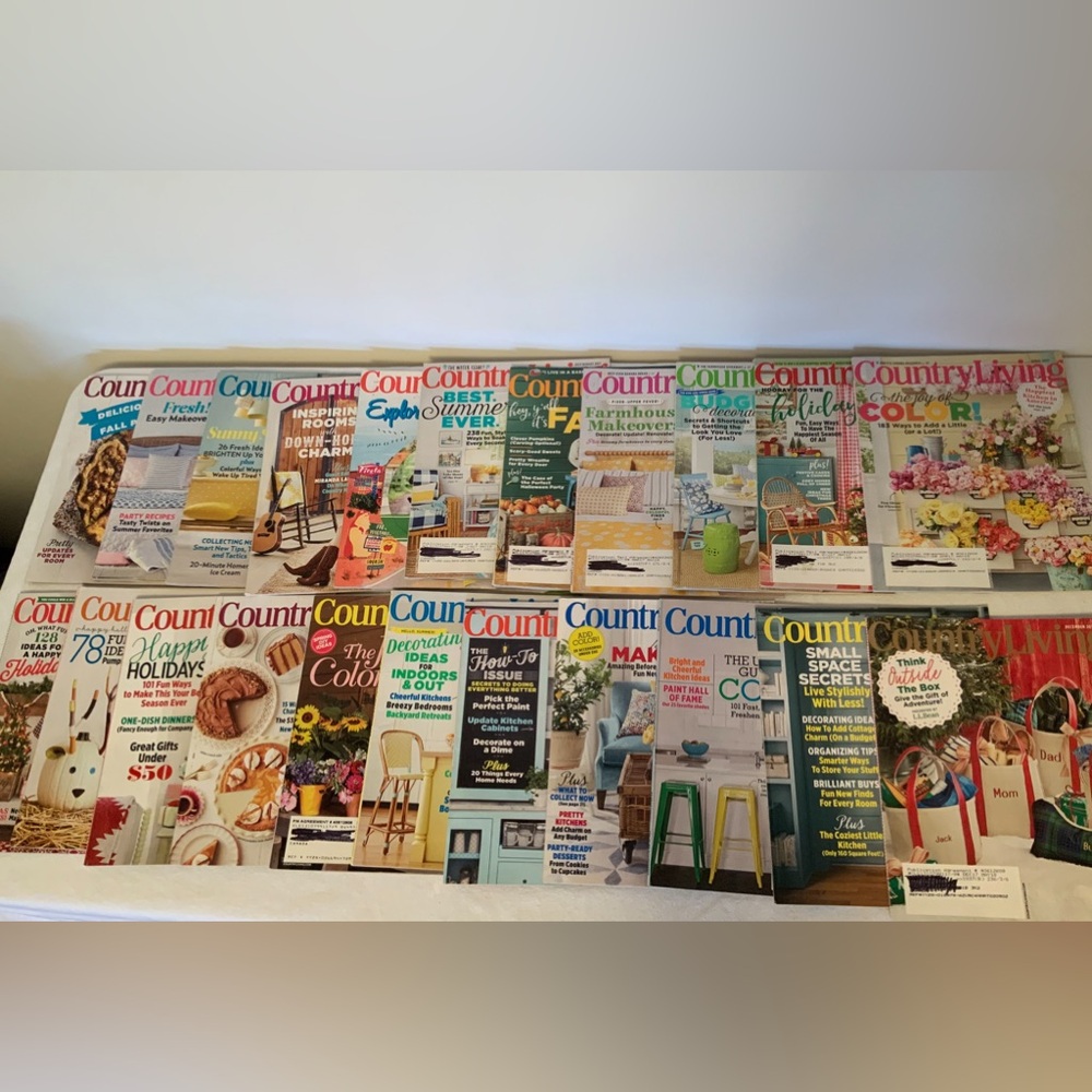 Country Living Home magazine  Collection22 pc